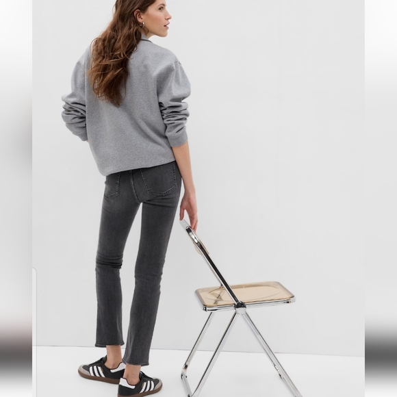 Gap Classic Straight High Rise Black Denim - Picture 3 of 8